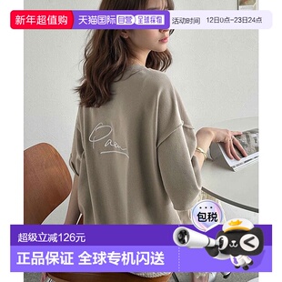 日本直邮Classical Elf 前后2way加绒胸口PAEAN logo半袖T恤 C045