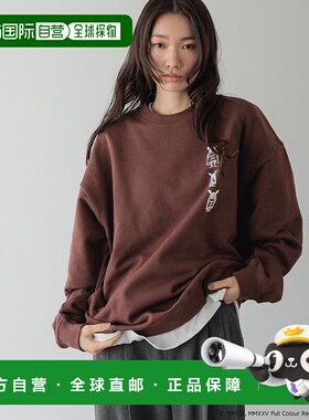 1h可退 日本直邮LOWRYS FARM  全棉宽松长袖圆领卫衣 BRANDALISED