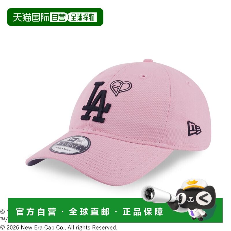 日本直邮MLB New Era 棒球帽 9TWENTY BLACKPINK 粉色图片