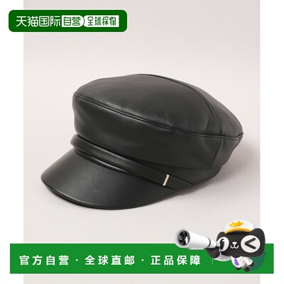 日本直邮CA4LA LILITH 男女同款羊革海军帽 TOZ00051帽子八角帽