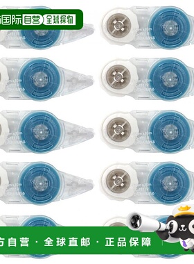 【日本直邮】Plus普乐士 点胶带替换芯 10个装6㎜38908×10
