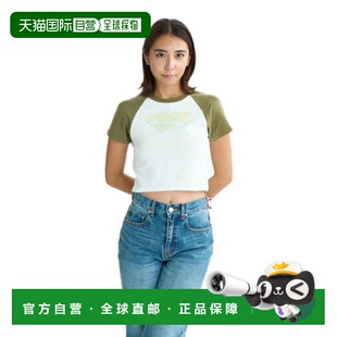 日本直邮ROXY 短款半袖小T恤 SUN OVER 25SURST252041KHA 女士T恤