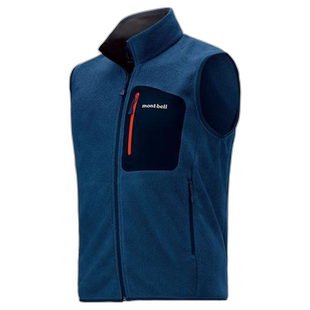 1h可退 日本直邮montbell 加绒防风马甲男士保暖透气速干1106603