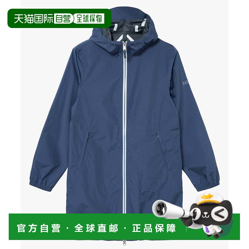 日本直邮AIGLE 防水雨衣连帽外套 蓝色