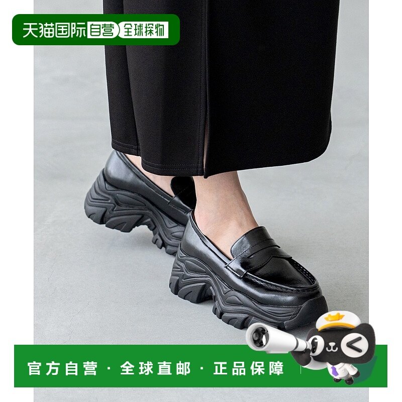 【日本直邮】menue　女士　礼服鞋女鞋乐福鞋皮鞋一脚蹬松糕鞋