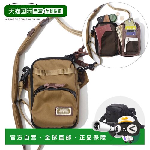 日本直邮AS2OV 钱包式单肩包CORDURA 多比 305D 面料男士钱包式单