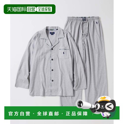 1h可退 日本直邮POLO RALPH LAUREN 男士长袖睡衣套装 RM6A002(M,