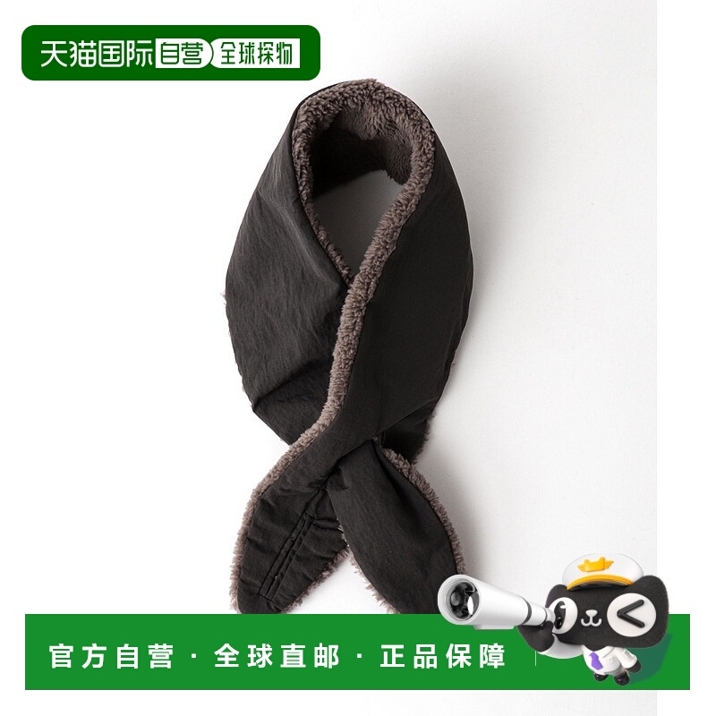 1h可退 日本直邮halo commodity 男装 细幅尼龙绒面十字围巾 可调
