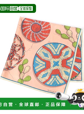 1h可退 日本直邮manipuri 女士 非洲风情真丝方巾 33046204525