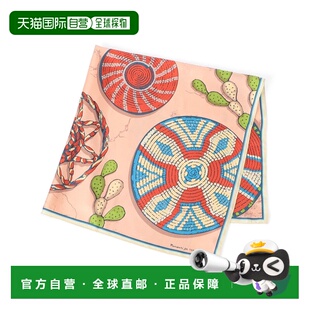 1h可退 日本直邮manipuri 女士 非洲风情真丝方巾 33046204525