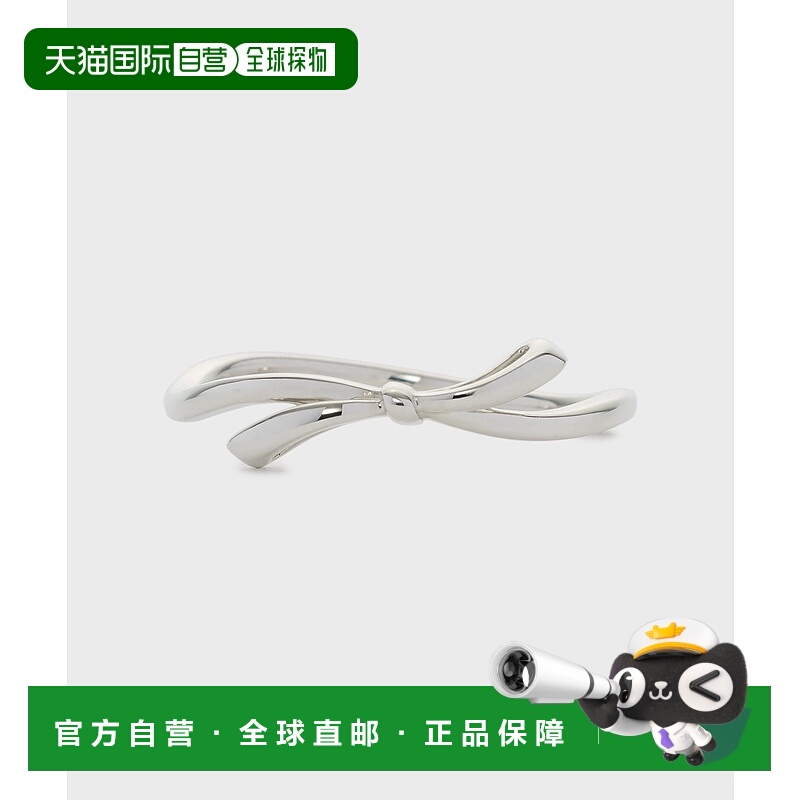 1h可退 日本直邮NOJESS女士蝴蝶结银戒指 30252111075新款