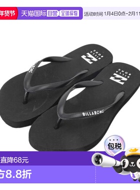 日本直邮BILLABONG FLIP FLOPS 女士沙滩凉鞋 BE013925 黑色