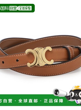 日本直邮Celine 女士棕色腰带 小号 18 毫米 45ax6 3a78 04lu