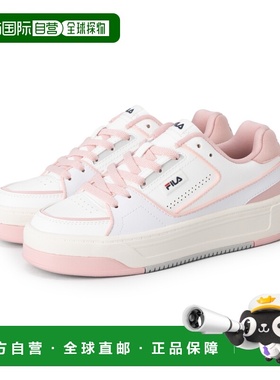 日本直邮FILA FILA COURT FEATHERY V2 / 休闲运动鞋（亮白/银粉/