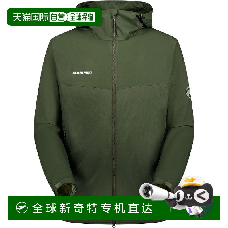 日本直邮MAMMUT Glider 2.0 WB 连帽夹克 AF 男士户外防风衬衫 男