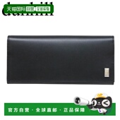 Sidecar 19F2F10AT001R 长款 黑 日本直邮Dunhill 男士 钱包 银 皮