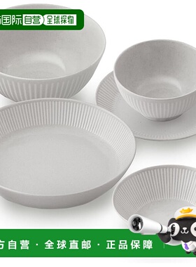 【日本直邮】IRIS OHYAMA 独居餐具套装 5件套 灰色 适用于洗碗机