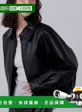 日本直邮FREE'S MART 女装 合成皮革短款拉链夹克 立体剪裁 Y2K风