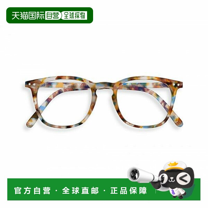 自营 IZIPIZI #E 防蓝光阅读眼镜屏幕阅读专用黑玳瑁蓝男女通用度