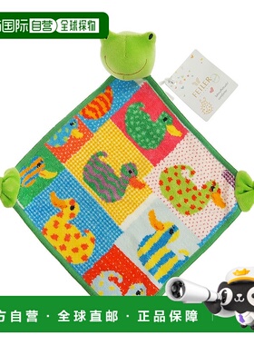 日本直邮FEILER 飞勒 鸭补丁 靠垫 青蛙 25x25