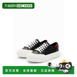日本直邮Desigual DE819BW22802 格子花纹厚底运动鞋