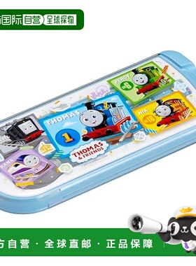 【日本直邮】OSK 托马斯小火车拉出式三件套 蓝色 [CT-20]餐具