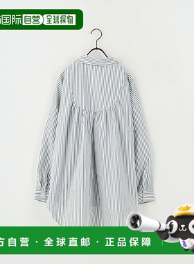 1h可退 日本直邮Jf Ready Made 女士全棉混纺长袖后背褶皱衬衫 42