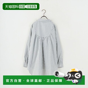 日本直邮Jf 后背褶皱衬衫 Ready 女士全棉混纺长袖 Made 1h可退