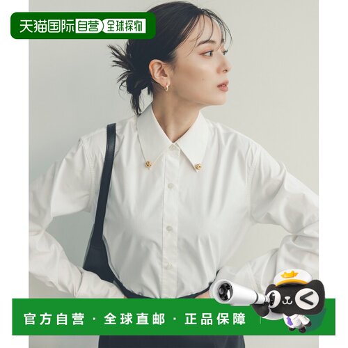 1h可退 日本直邮anuans女士配饰点缀衬衫 15251100080通勤