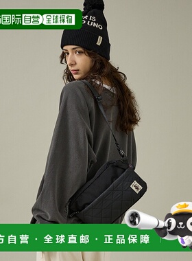 1h可退 日本直邮COBMASTER男女同款菱格纹防水斜挎包 主打收纳设