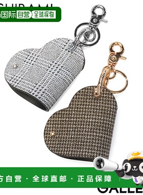 日本直邮hashibami女士榛子钥匙包真皮材质智能钥匙包时尚HASHIBA