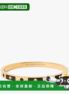 1h可退 日本直邮kate spade new york 男女同款 水钻镶边 白色烤