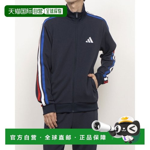 日本直邮阿迪达斯男士长袖运动外套MMH 3SJV6981（传奇墨蓝/皇家/