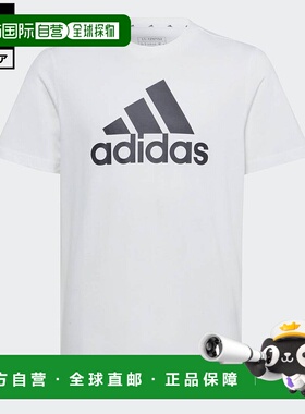 日本直邮 adidas 生活风格 Essentials 大logo纯棉半袖T恤[IB1670