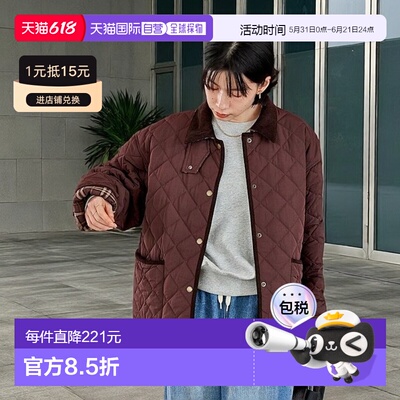 1h可退 日本直邮FREAK'S STORE女士PRIMALOFT短款立领菱形中棉服