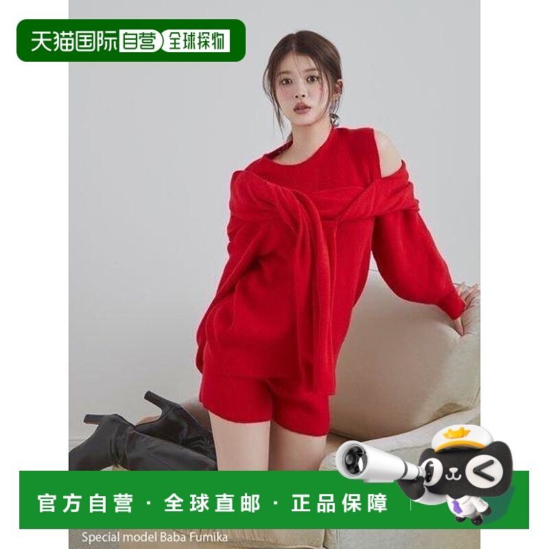 1h可退 日本直邮SNIDEL 畦纹针织短裤 日系甜美穿搭