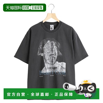 1h可退 日本直邮Basketcase 男士印花图案短袖T恤 SCREAMERTSHIRT