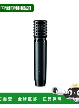 【日本直邮】SHURE舒尔动圈麦克风心形音圈乐器适用带连接线黑色