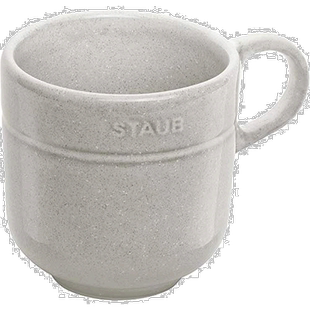 【日本直邮】Staub珐琅 陶瓷马克杯200ml 白色Ceramic Mug 40508-