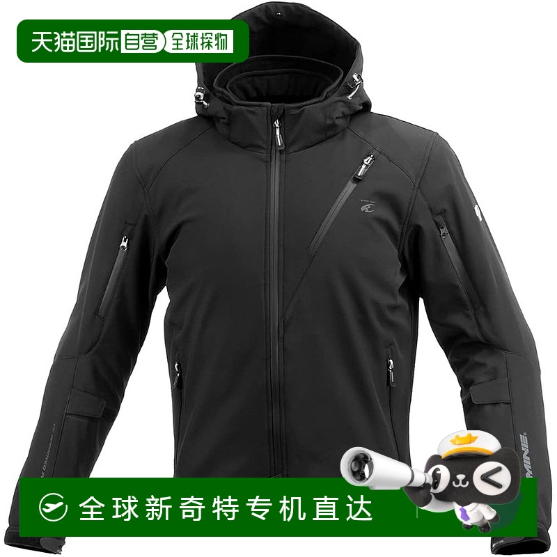 【日本直邮】Komine摩托用JK-5792防护冬用防风衣-IFU Neo Black