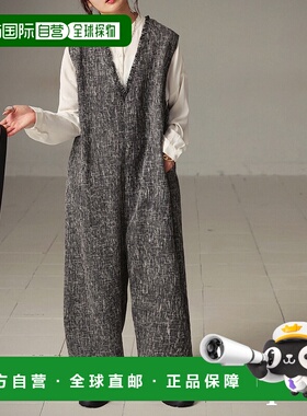 1h可退 日本直邮antiqua 女士优雅风格V领连体裤 PK01094