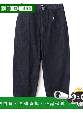 日本直邮THE NORTH FACE 紫色标签牛仔阔腿锥形工装裤 [98625702]