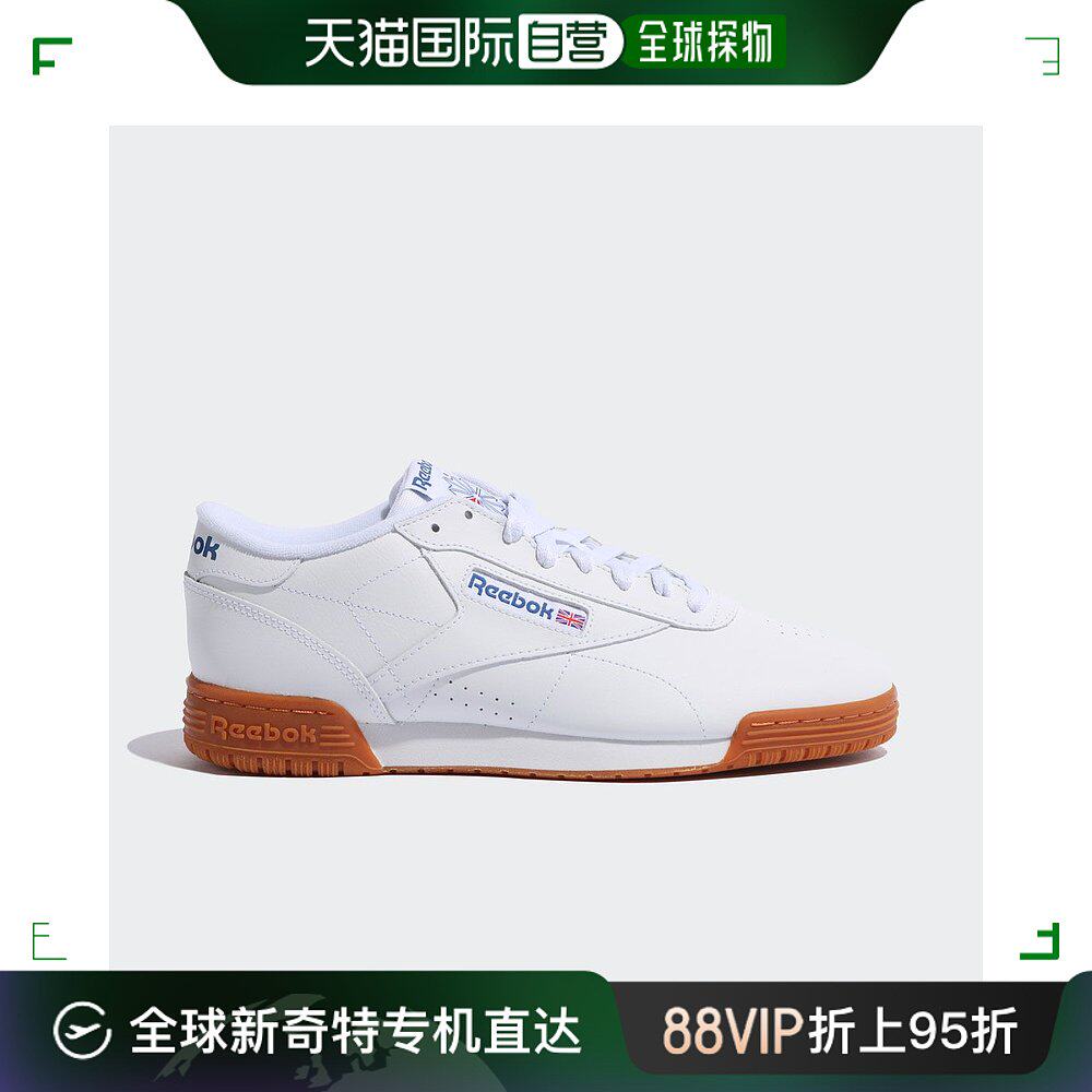 【日本直邮】reebok锐步男士运动鞋粉笔色平底低帮宽松复古