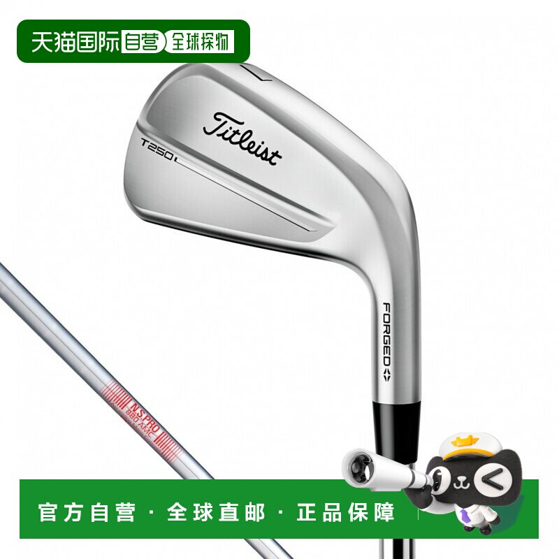 日本直邮Titleist 2025年款男士T250铁杆NS PRO 880 AMC 6支套装