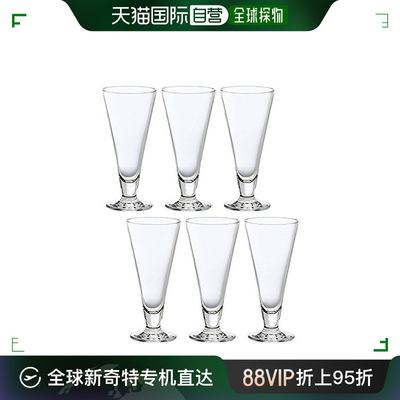 【日本直邮】Aderia亚德利亚巴菲杯甜点雪糕杯405ml酒饮杯一套6个