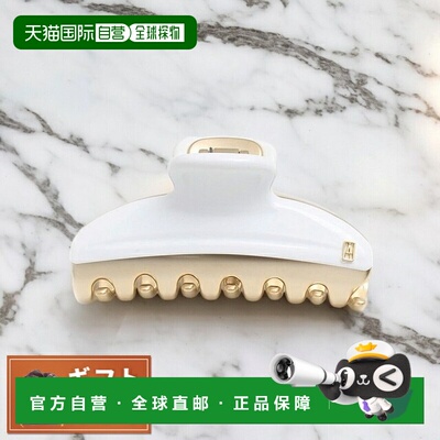 日本直邮ALEXANDRE DE PARIS 发夹 ICCM-15571-02P1-BLANC-NAT 女
