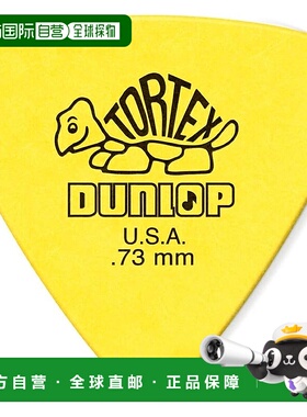 【日本直邮】Jim Dunlop邓禄普 吉他拨片12片 TORTEX黄色 TRI YE