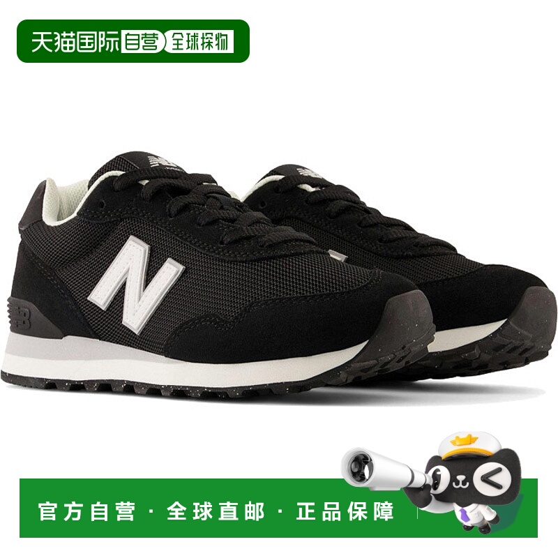 日本直邮New Balance 女士 NB 515 低帮系带运动鞋B 码WL515BLKBW
