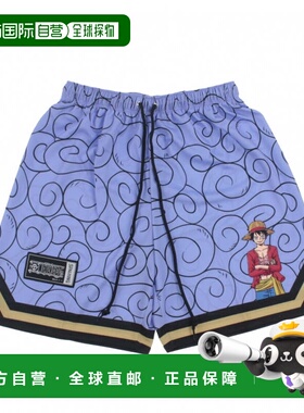 日本直邮Spalding 儿童篮球半身裤套装 紫色 [SJP25163P] 篮球套