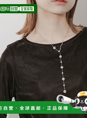 1h可退 日本直邮SMELLY 女士 珍珠花朵Y字项链 SMA62PF073吊坠